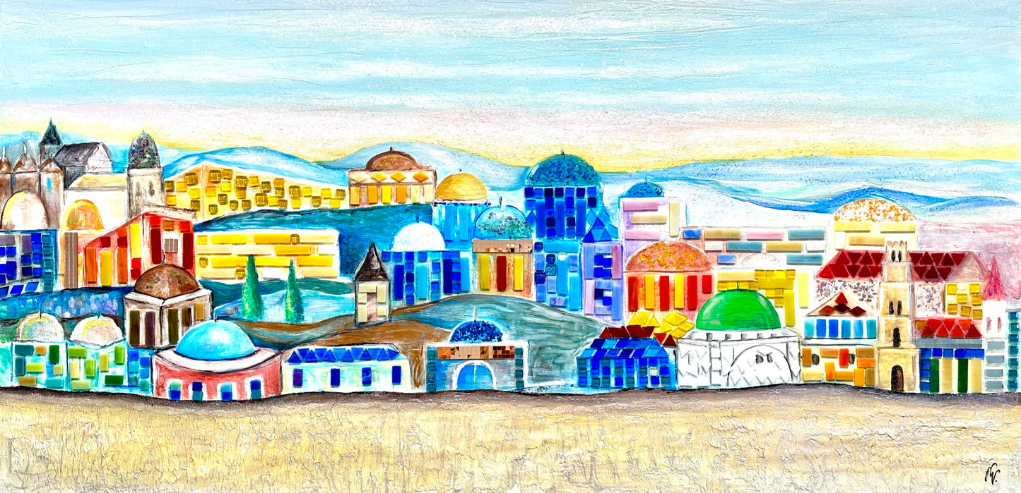 Jerusalem landscape mosaics