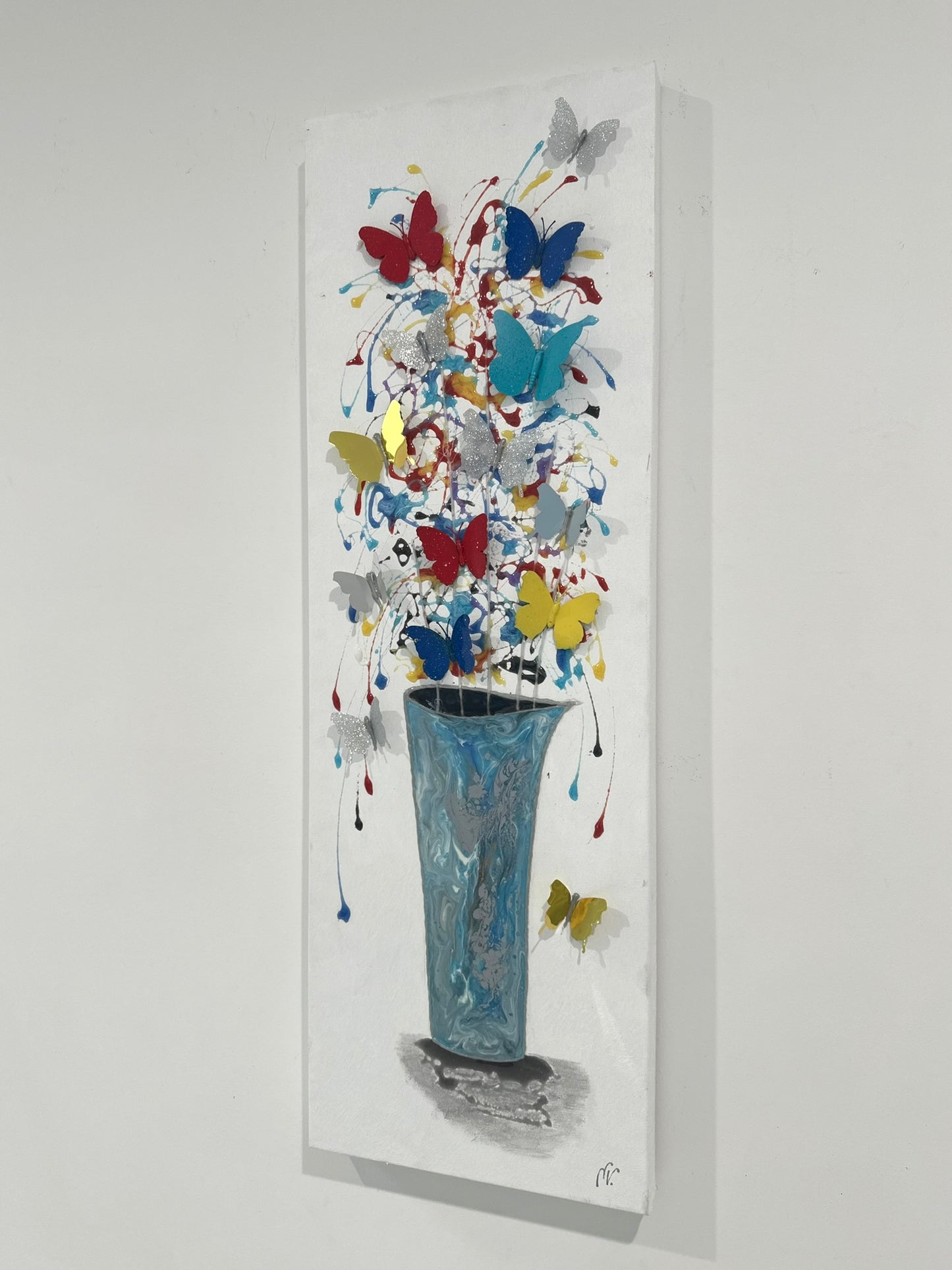 Bouquet of butterflies 3D art resin