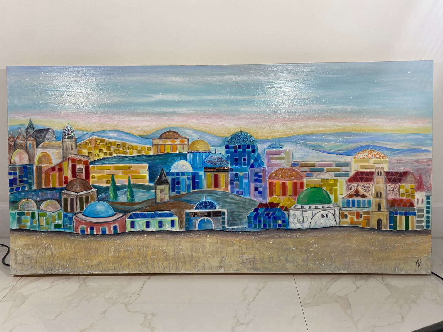 Jerusalem landscape mosaics