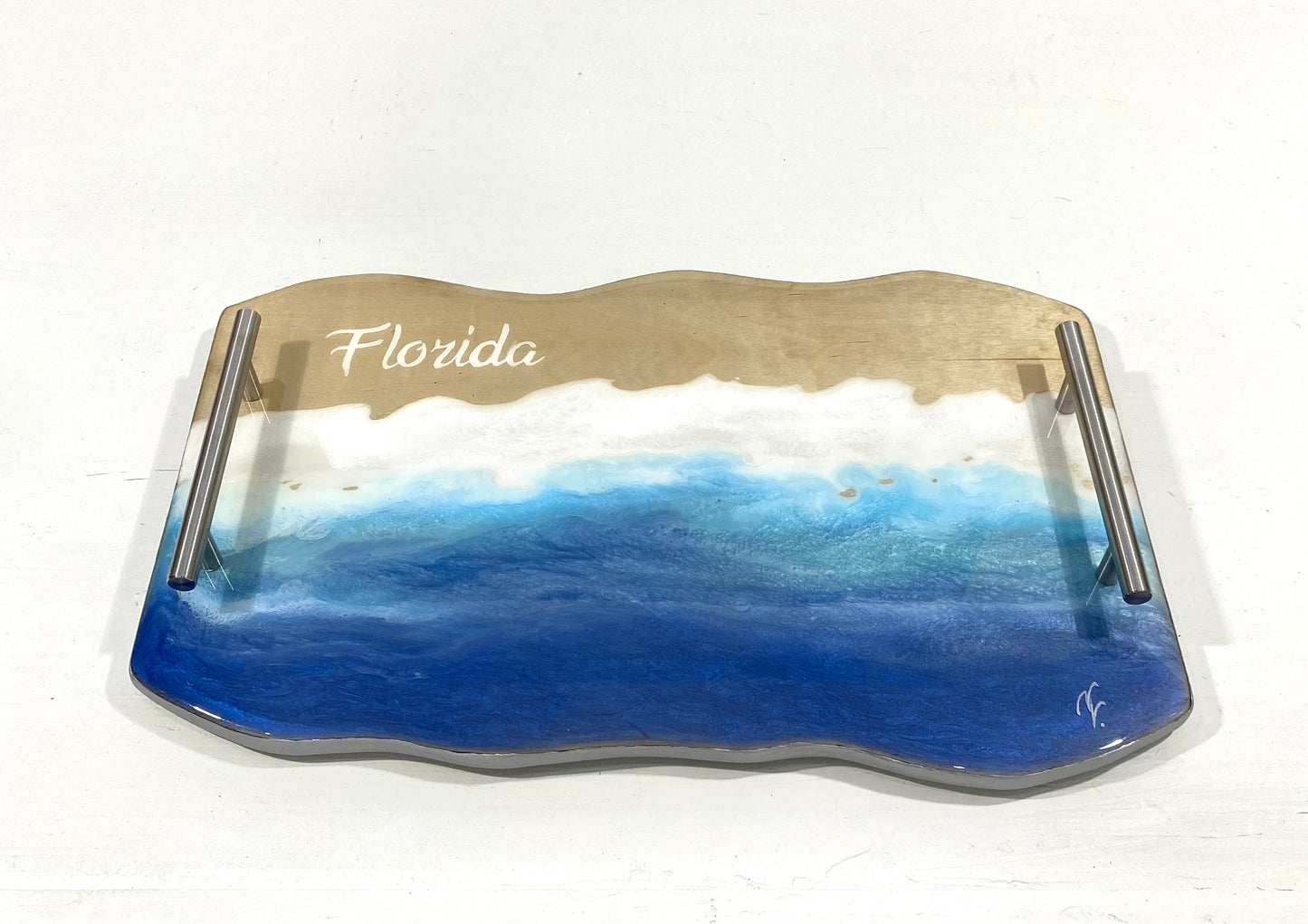 Ocean design serving tray