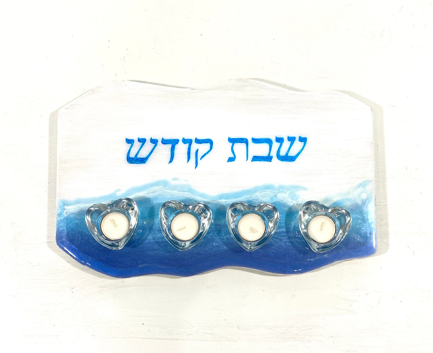 Challah bread tray in ocean design