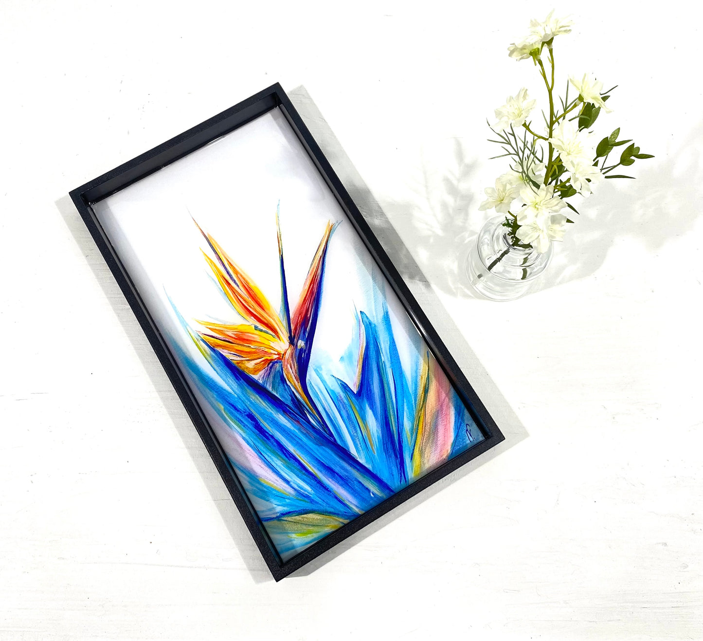 Tropical Bird of paradise tray
