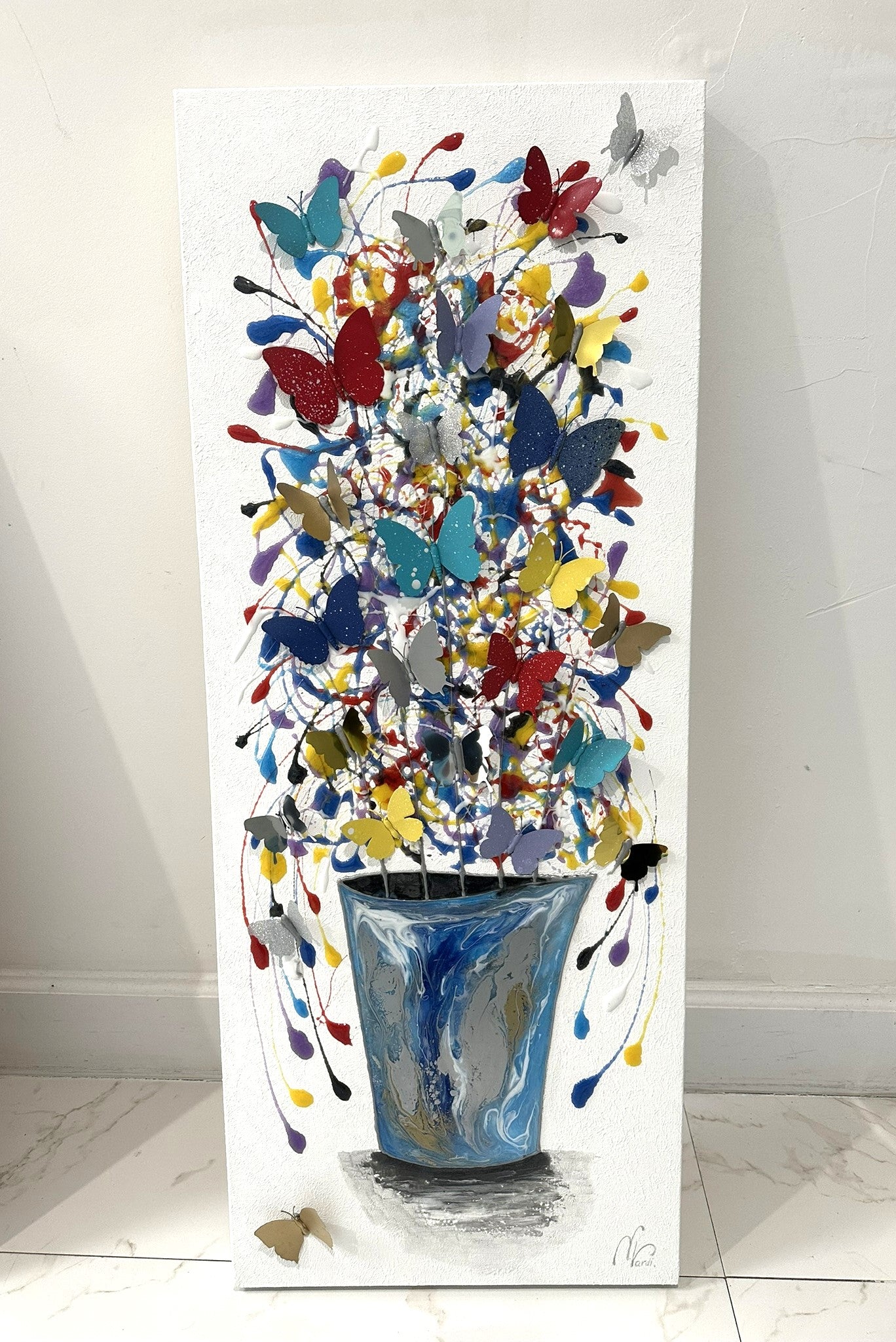 Bouquet of Butterflies 3D artwork