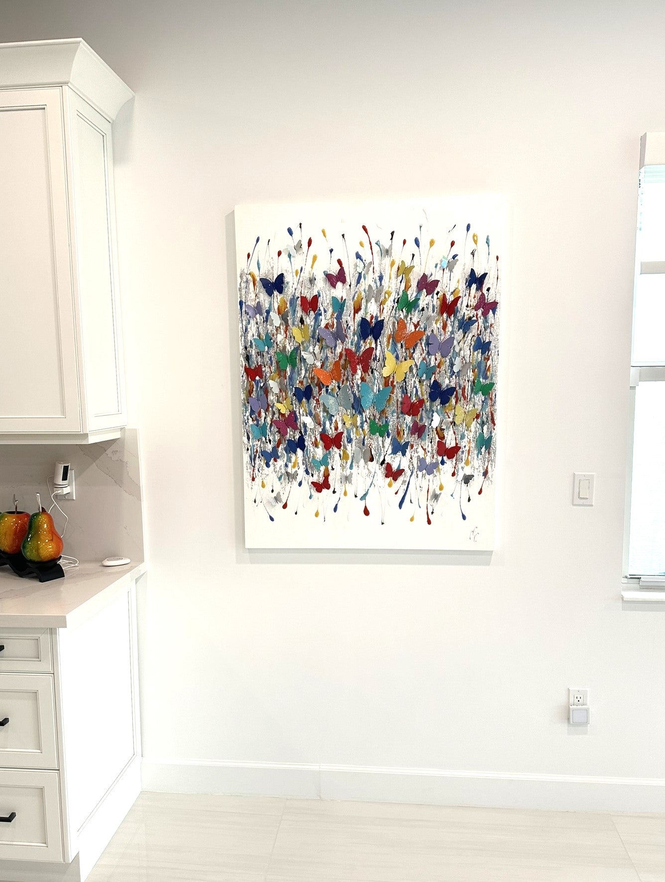 Butterfly garden 3D artwork