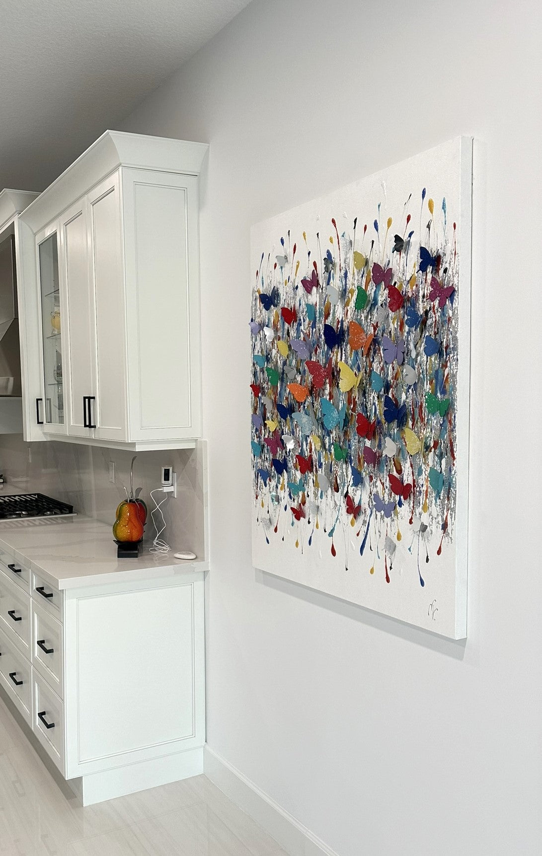 Butterfly garden 3D artwork