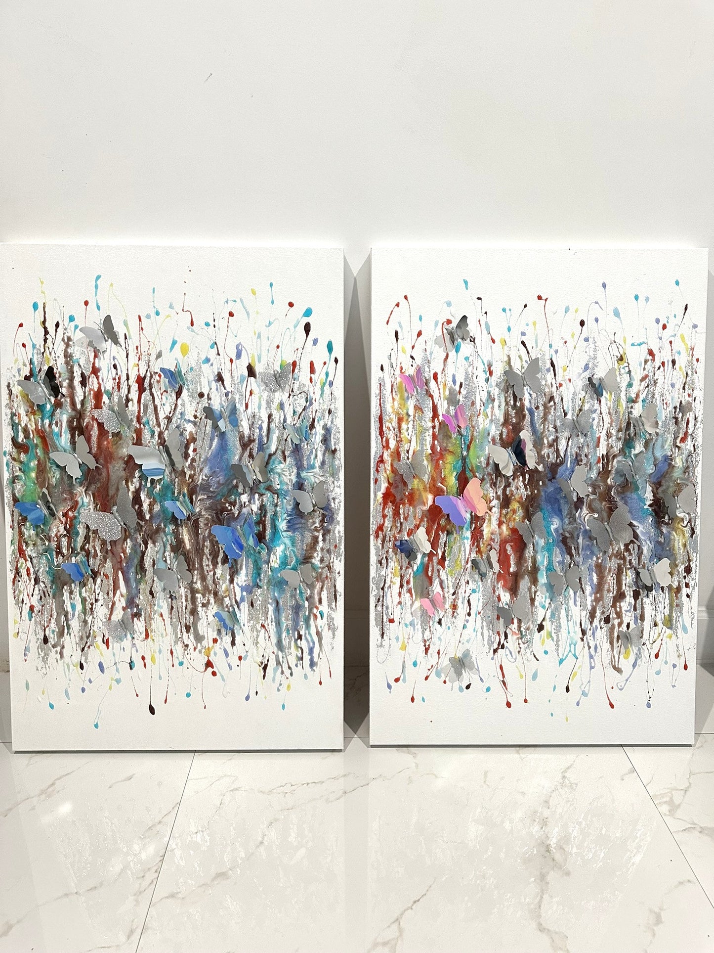 Butterfly world 3D Resin artwork