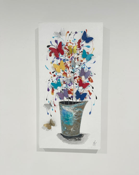 Bouquet of butterflies 3D resin art