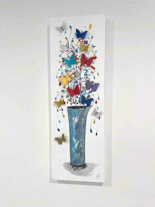 bouquet of butterflies 3D resin art