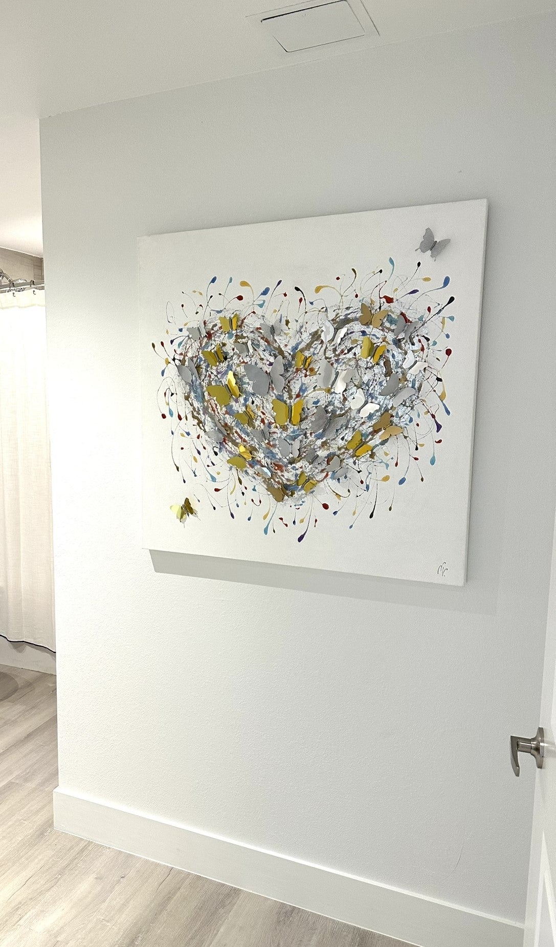 Butterfly Heart 3D Artwork