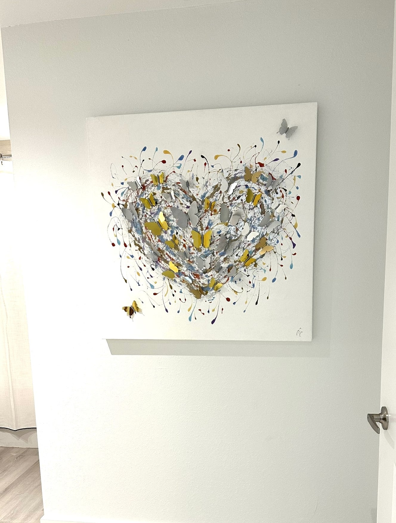 Butterfly Heart 3D Artwork