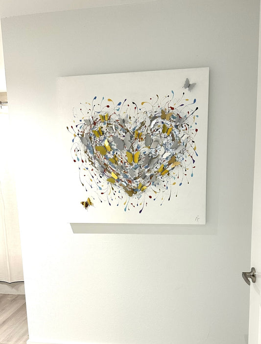 Butterfly Heart 3D Artwork
