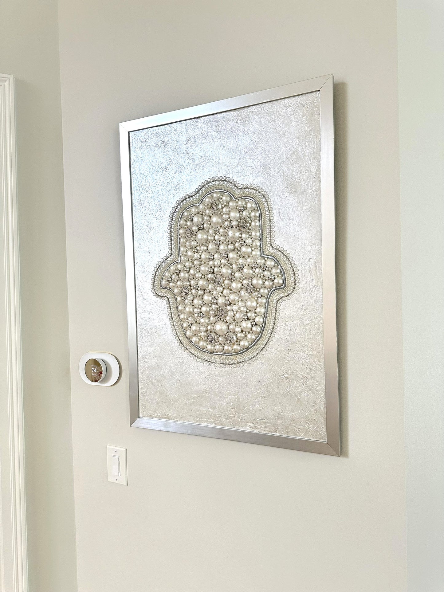 Hamsa 3D artwork jewelry