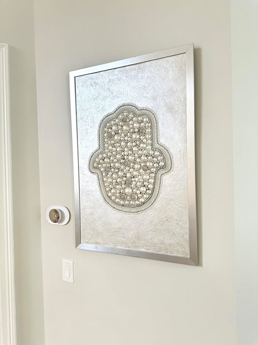 Hamsa 3D artwork jewelry