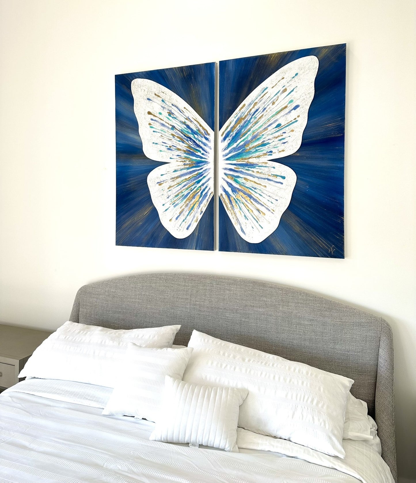 Butterfly 3D resin artwork