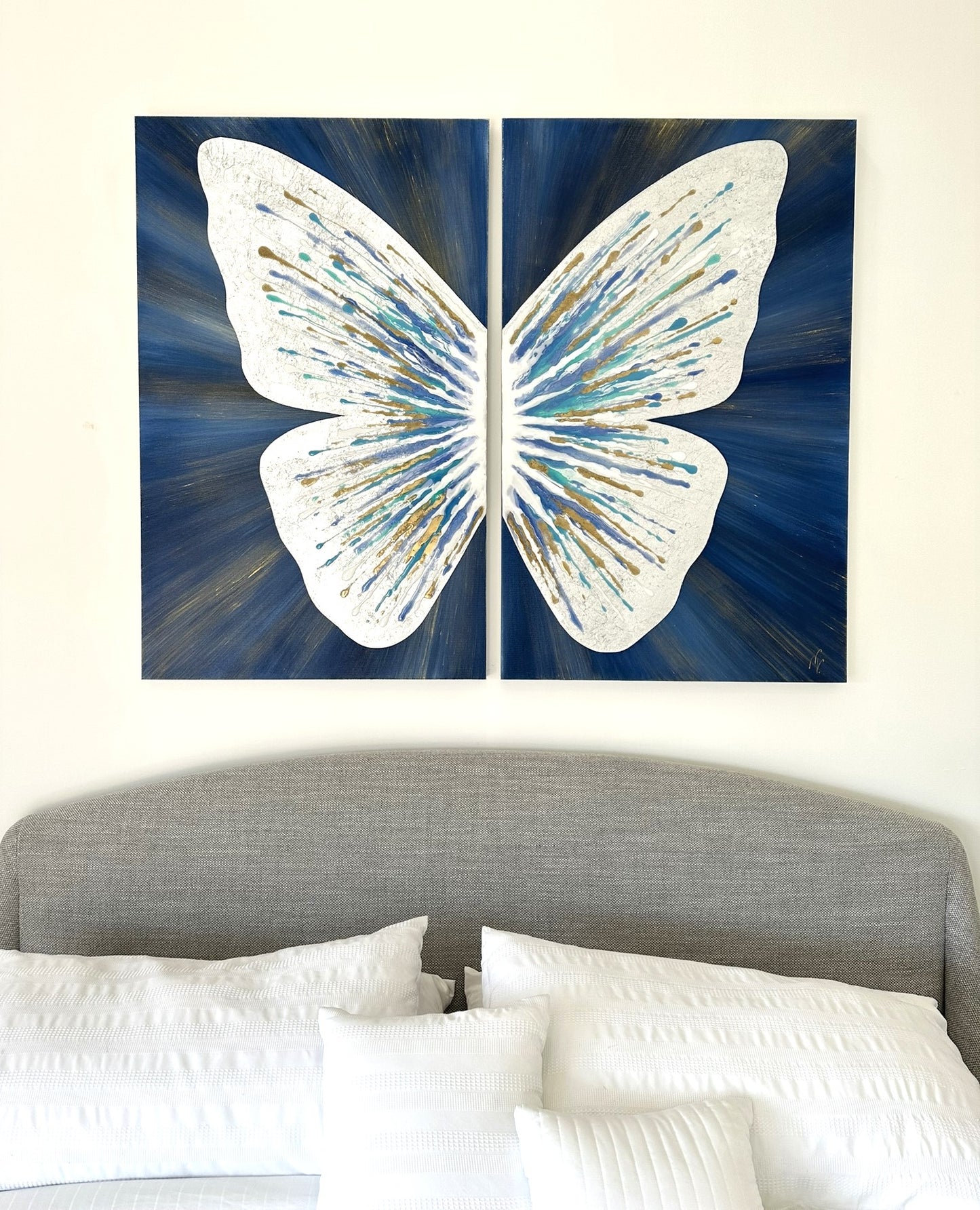 Butterfly 3D resin artwork