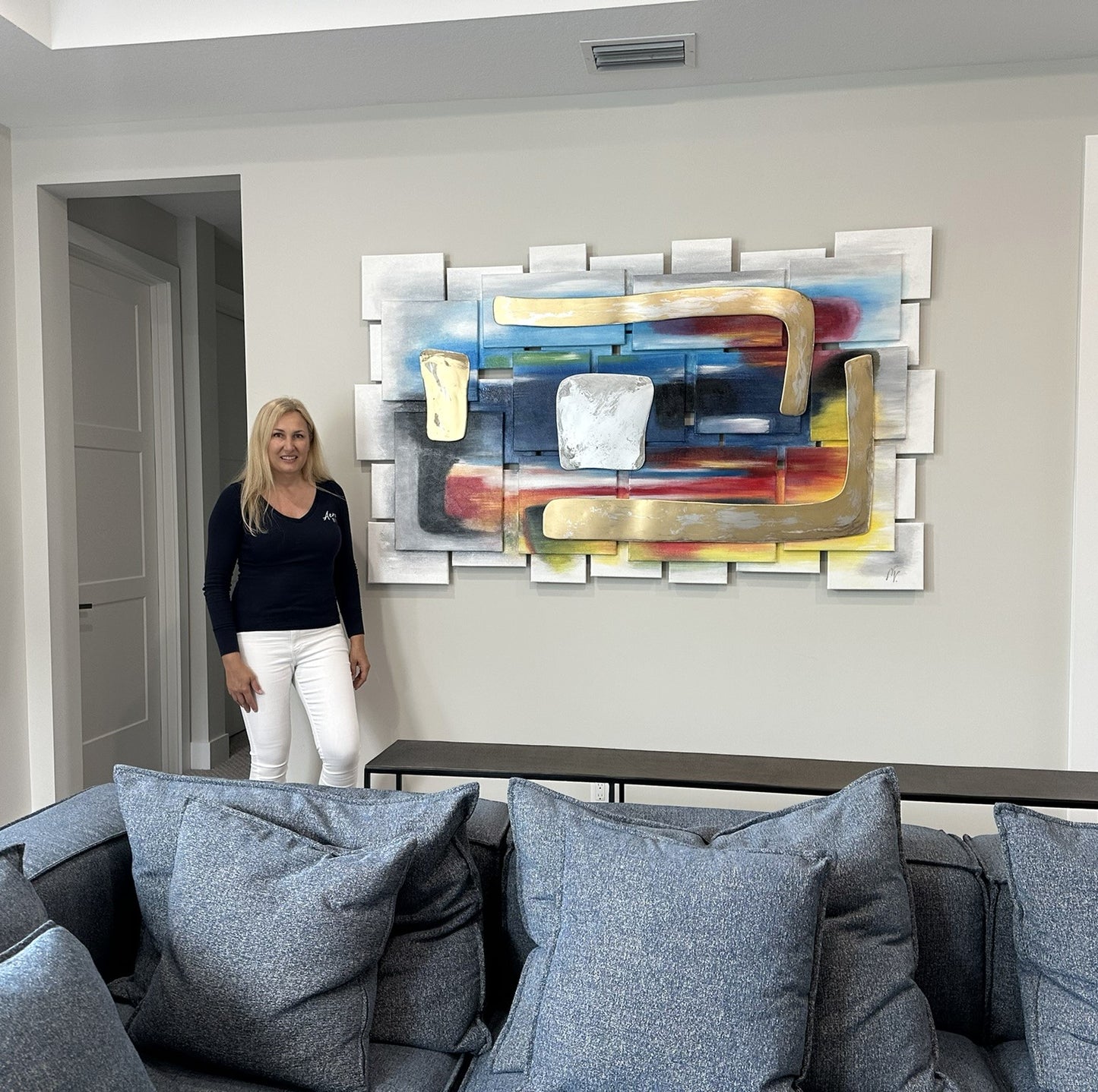 Abstract shapes 3D artwork