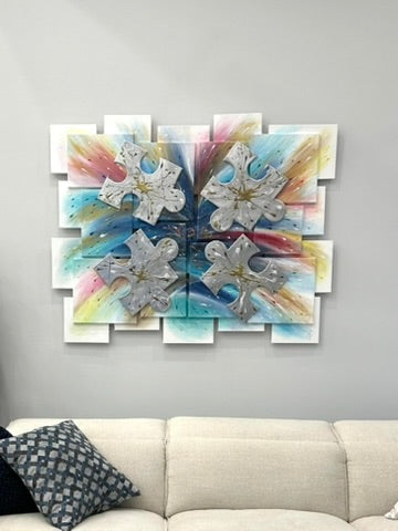 Puzzle of life 3D art