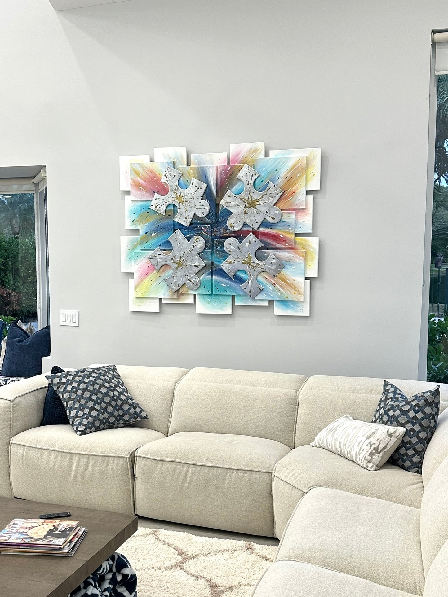 Puzzle of life 3D art