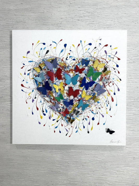 Butterfly Heart 3D art