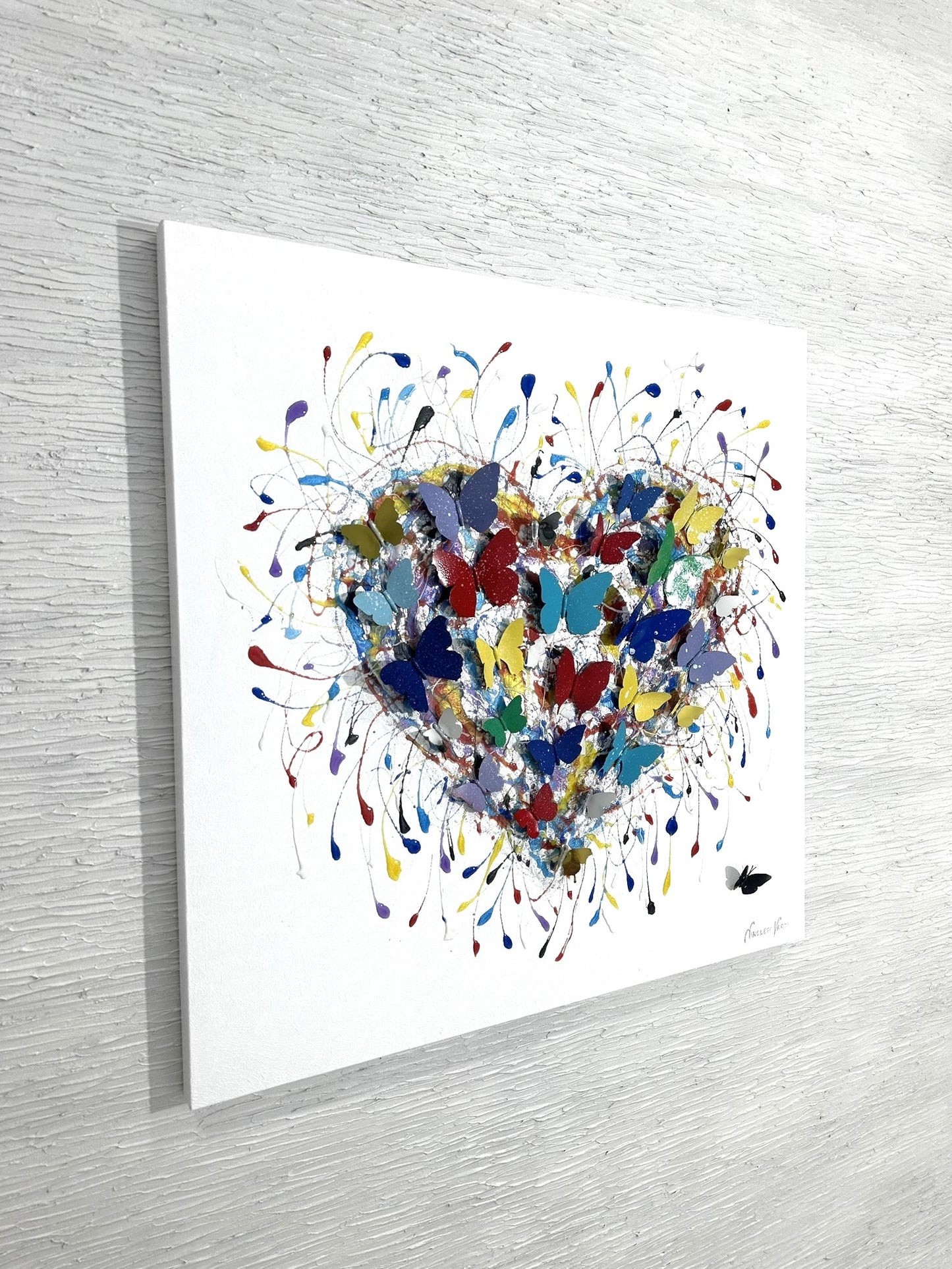 Butterfly Heart 3D art